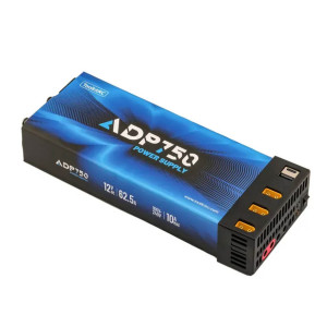 Блок питания ToolkitRC ADP750 — 750W, 12V, 62.5A, AC 100–240V, 3×XT60, 4mm bullet, USB-C PD 30W, активное охлаждение. Photo 3